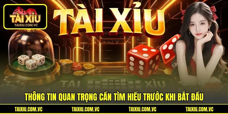 Thông tin quan trọng cần tìm hiểu trước khi bắt đầu